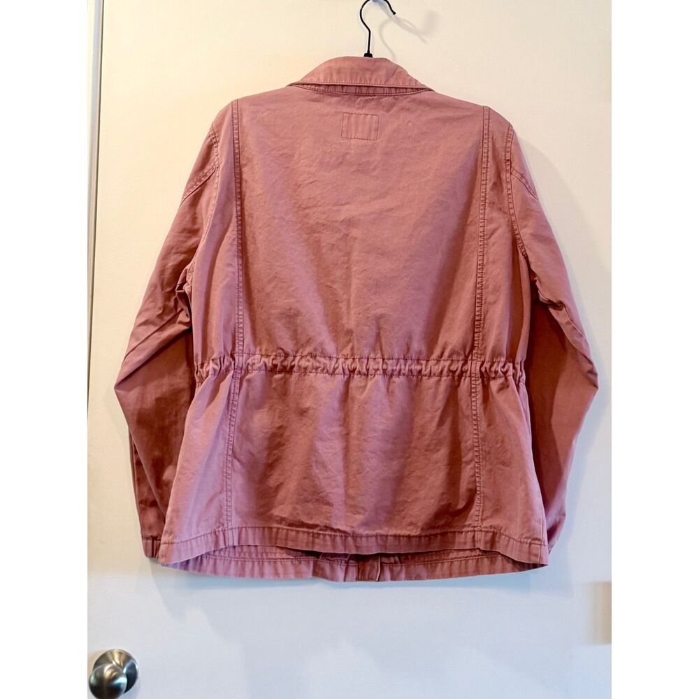 Old Navy Dusty Rose Pink Lightweight Drawstring-Waist Utility Safari Jacket XL - Picture 3 of 10